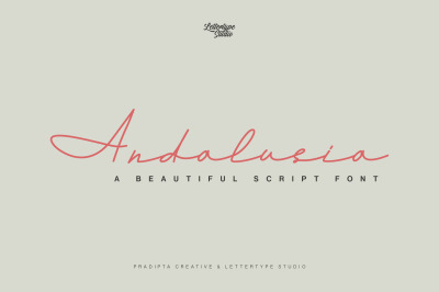 Andalusia a Beautiful Script Font