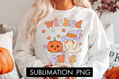 Wicked Cute Halloween Sublimation PNG