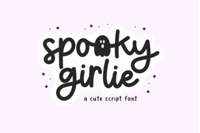 Spooky Girlie - Cute Halloween Font