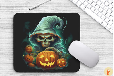 Magical Horror Skeleton Mouse Pad