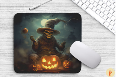 Magical Horror Skeleton Mouse Pad