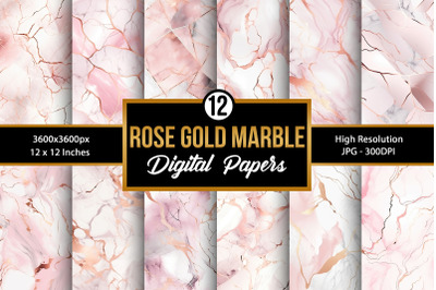 Rose Gold Marble Backgrounds