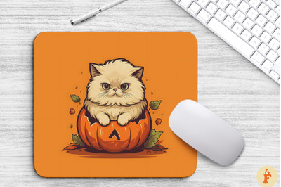 Adorable Persian Cat In Halloween