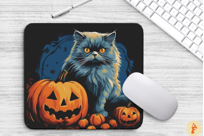 Sweet And Cute Persian Cat In Halloween