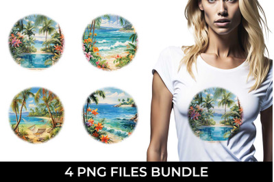 Tropical Bliss T-Shirt: Exotic Vacation, Summer Breeze, Island Life