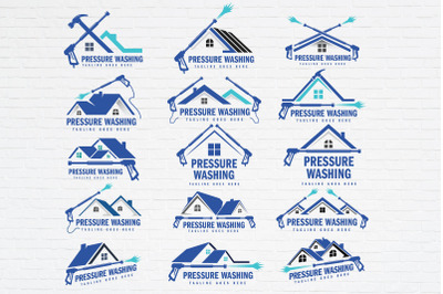 Pressure washing logo bundle