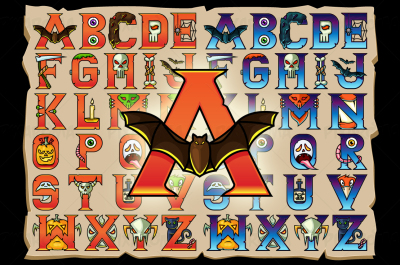 Halloween Alphabet Letters