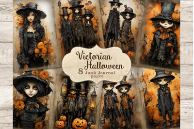 Victorian Halloween Junk Journal | Vintage Ephemera Pages