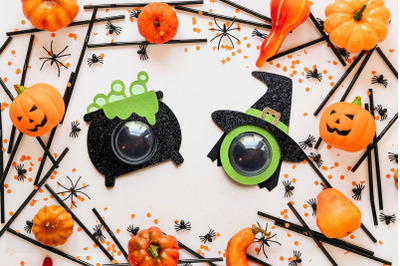 Halloween Witch Candy Dome Holder Duo | SVG | PNG | DXF