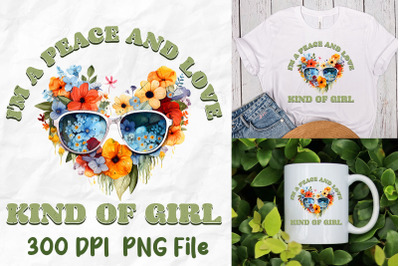 Peace And Love Kind Of Girl Flowers