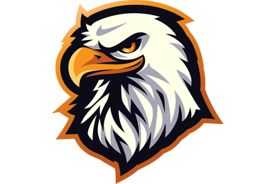 Eagle sport mascot logo design