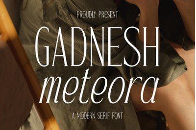 Gadnesh Meteora Typeface