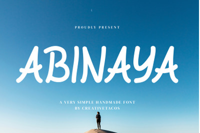 Abinaya Handmade Font