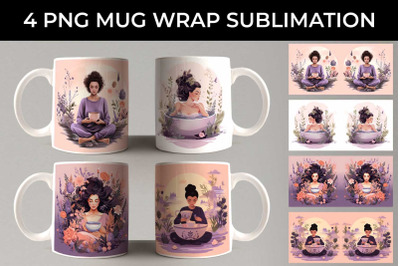 Tranquil Self-Care - Mug Wrap Sublimation Bundle