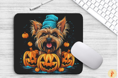 Pop Art Yorkshire Terrier Dog Halloween