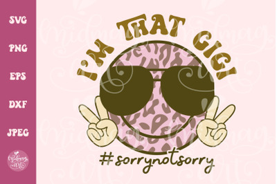 I&#039;m that Gigi SVG PNG, retro gigi svg png cut file for cricut