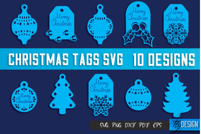 Christmas Tags SVG Design|Christmas Gift Decoration SVG | Gift Design