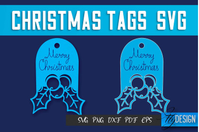 Christmas Tags SVG Design|Christmas Gift Decoration SVG | Gift Design