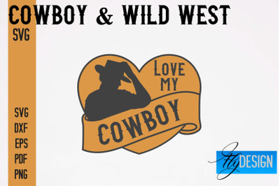 Cowboy &amp; Wild West SVG | Western SVG Design | Cowboy T-Shirt Design