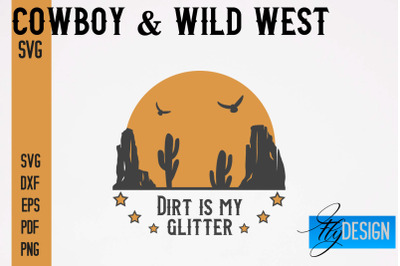 Cowboy &amp; Wild West SVG | Western SVG Design | Cowboy T-Shirt Design