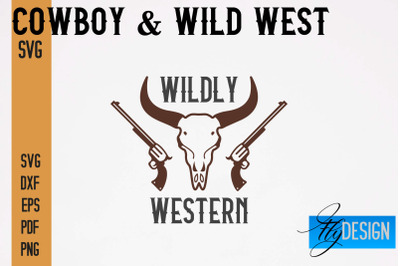 Cowboy &amp; Wild West SVG | Western SVG Design | Cowboy T-Shirt Design