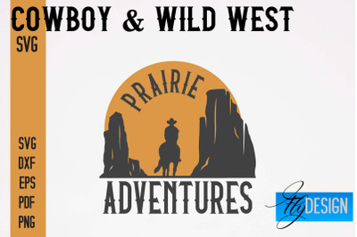 Cowboy &amp; Wild West SVG | Western SVG Design | Cowboy T-Shirt Design