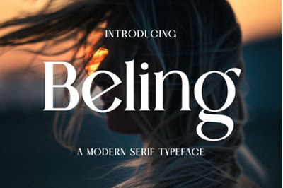 Beling A Modern Serif Typeface