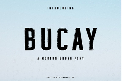 Bucay Brush Font