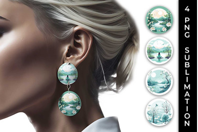 Harmony of Mindfulness - Tranquil Earrings Sublimation Bundle