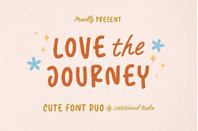 Love The Journey - Cute Font Duo