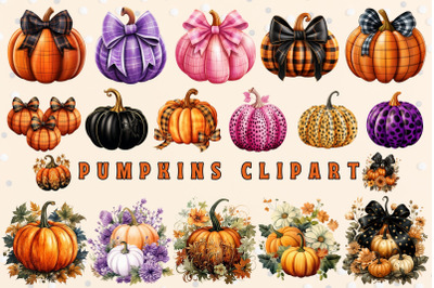 Pumpkins Clipart Bundle