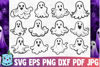 Cute Ghosts Halloween Bundle