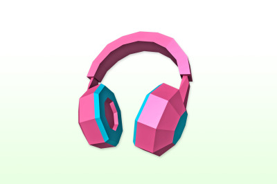 DIY Headphones - 3d papercraft