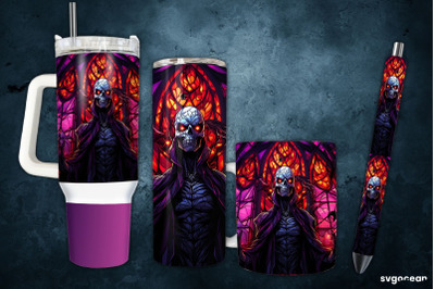 Halloween Skeleton Wrap Bundle | Tumbler | Mug | Pen