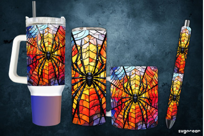 Halloween Spider Wrap Bundle | Tumbler | Mug | Pen