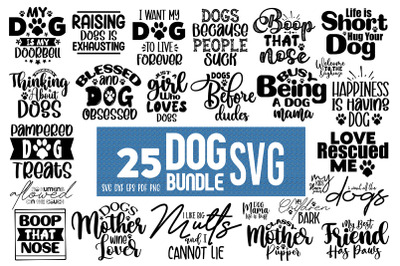Dog SVG Design Bundle, Dog SVG Bundle