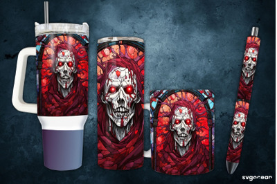 Halloween Zombie Wrap Bundle | Tumbler | Mug | Pen