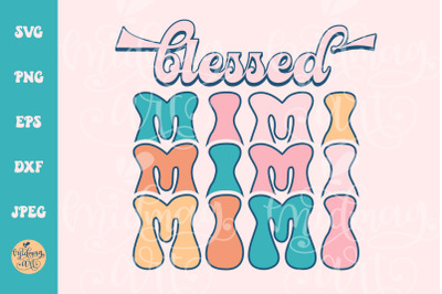 Blessed mimi SVG, Grandma cut file