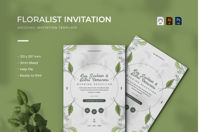 Floralist - Wedding Invitation