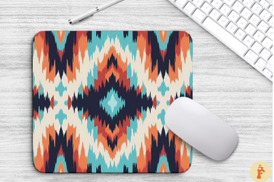 Ethnic pattern boho Ikat Mouse Pad