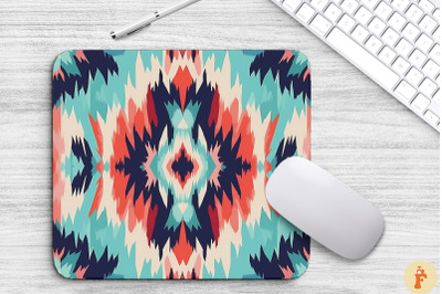 Ethnic pattern boho Ikat Mouse Pad