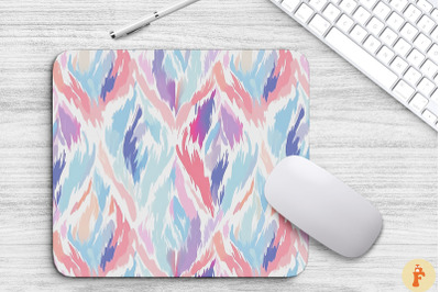 Pastel Color Ikat BohoMouse Pad