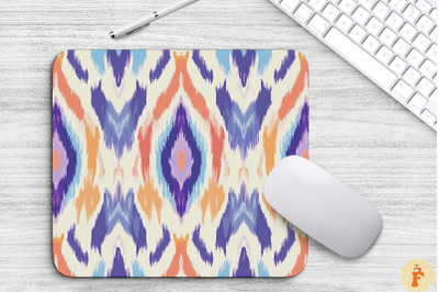 Ikat abstract geometric ethnicMouse Pad