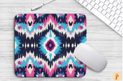 Ikat abstract geometric ethnicMouse Pad