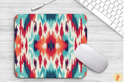 Ikat abstract geometric ethnicMouse Pad