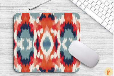 Ikat abstract geometric ethnicMouse Pad