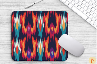 Ikat abstract geometric ethnicMouse Pad