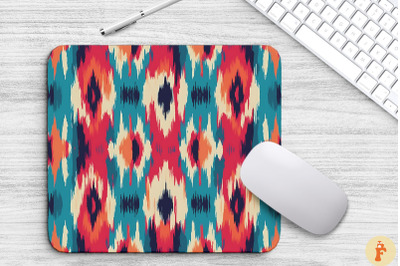 Ikat abstract geometric ethnicMouse Pad