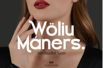 Woliu Maners - Modern Sans