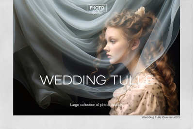 Wedding Tulle Effect JPG and PNG Overlays